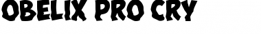 ObelixProCry Font