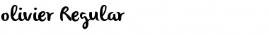 olivier Regular Font