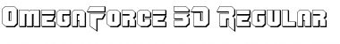 OmegaForce 3D Font