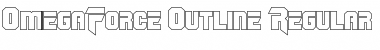 OmegaForce Outline Regular Font
