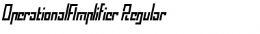 Operational Amplifier Regular Font