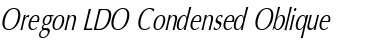 Oregon LDO Condensed Font