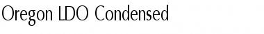 Oregon LDO Condensed Font