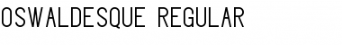 Oswaldesque Regular Font