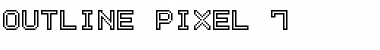 Outline Pixel7 Font
