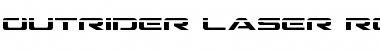 Outrider Laser Font