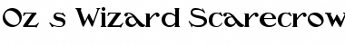 Oz'sWizard Scarecrow Font