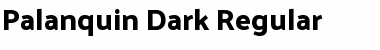 Palanquin Dark Medium Font