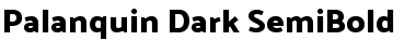 Palanquin Dark SemiBold Font