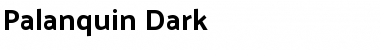 Palanquin Dark Font