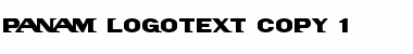 PanAm LogoText Font