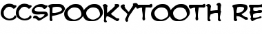 CCSpookytooth Regular Font