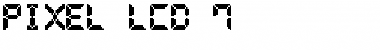 Pixel LCD7 Regular Font