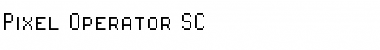 Pixel Operator SC Regular Font