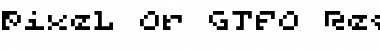 Pixel Or GTFO Font