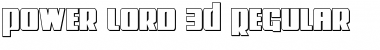 Power Lord 3D Font
