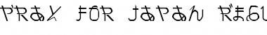Pray for Japan Regular Font