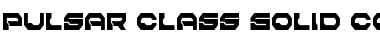 Pulsar Class Solid Condensed Font