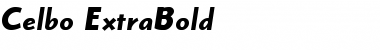Celbo Ex�Bold Font