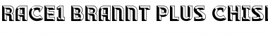 Download RACE1 Brannt Plus Chiseled NCV Font