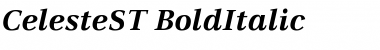 CelesteST ItalicBold Font