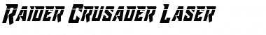 Download Raider Crusader Laser Font