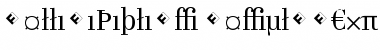CelliniTitling-RegularExp Regular Font