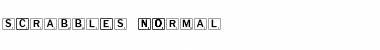 Scrabbles normal Font