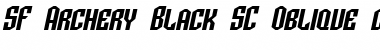 Download SF Archery Black SC Font