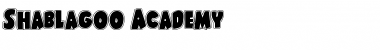 Download Shablagoo Academy Font