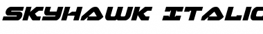Skyhawk Italic Font