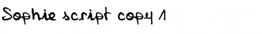 sophie Regular Font