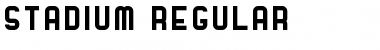 Stadium Regular Font