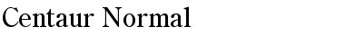 Centaur Normal Font