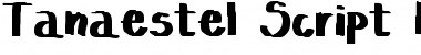 Download Tanaestel Script Handwritten Font