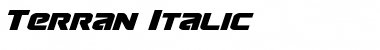 Terran Italic Italic Font
