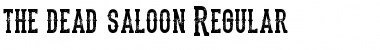 the dead saloon Regular Font