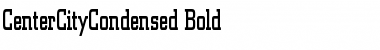CenterCityCondensed Bold Font