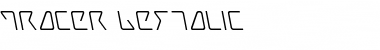 Tracer Leftalic Font