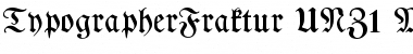TypographerFraktur UNZ1 Font