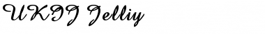 UKIJ Jelliy Regular Font