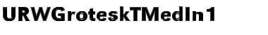 URWGroteskTMedIn1 Font