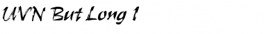 UVN But Long 1 Regular Font