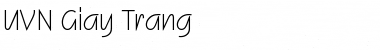 Download UVN Giay Trang Font