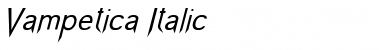 Vampetica Italic Font
