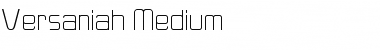 Versaniah_Medium Regular Font
