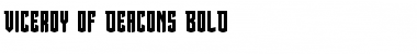 Viceroy of Deacons Bold Bold Font