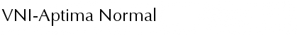 VNI-Aptima Normal Font
