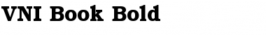 VNI-Book Bold Font