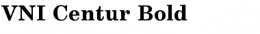 VNI-Centur Bold Font
